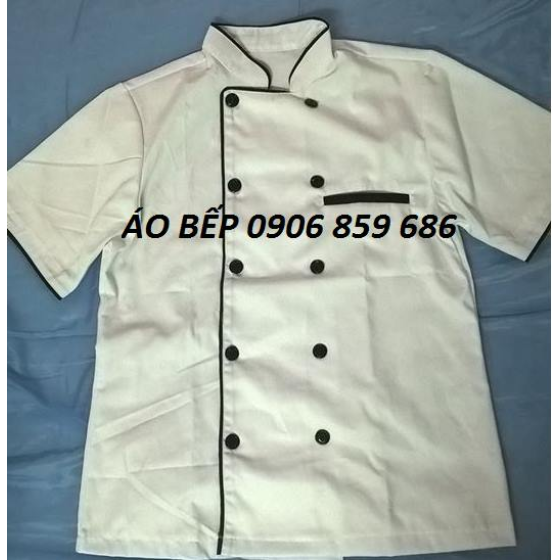 ÁO BẾP MÀU TRẮNG 
