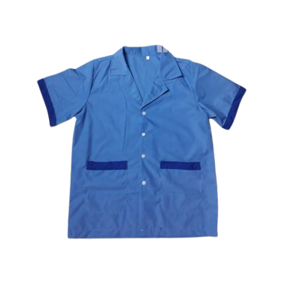 ÁO TẠP VỤ CHẤT KATE SIÊU MÀU XANH PHỐI XANH CÓ SẴN