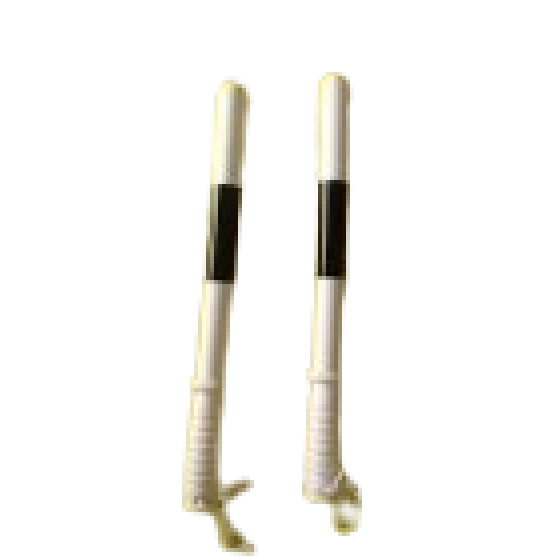 GẬY NHỰA BẢO VỆ MÀU TRẮNG ĐEN