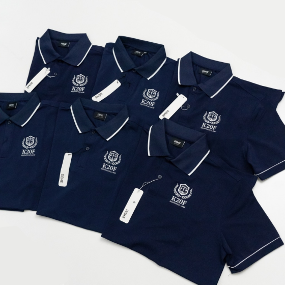 Áo thun đồng phục may và in thêu theo yêu cầu