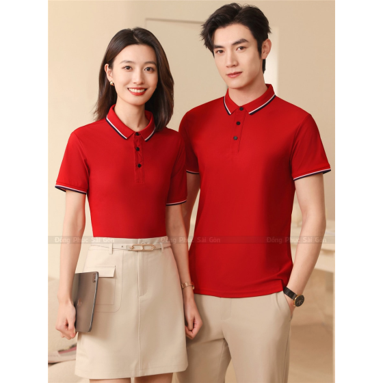 Áo thun đồng phục may và in thêu theo yêu cầu