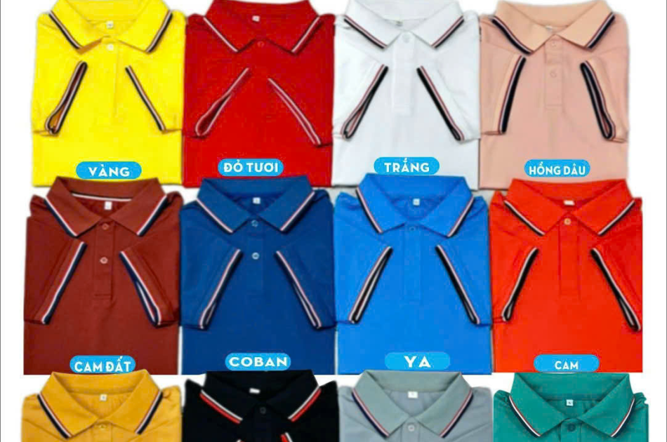 Áo thun đồng phục mẫu có sẵn in thêu theo yêu cầu
